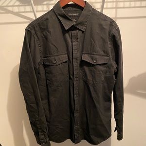 NWT men’s Banana Republic slim fit black shirt szL